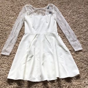 Lace fit and flare dress NWT
